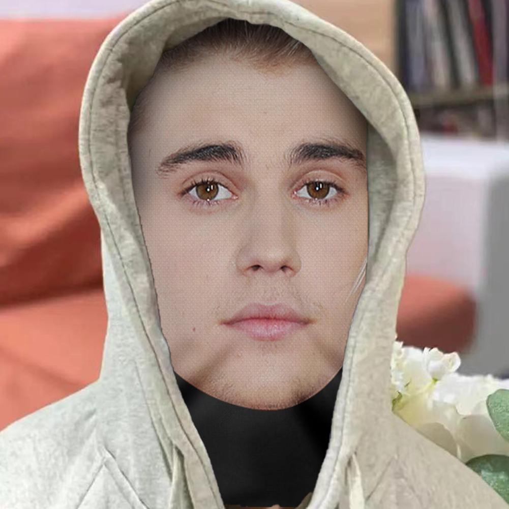 Realistische Gesichtsmaske 3D-gedruckte Ganzgesichts-Visuelle Maske Realistische Promi-Performer Rollenspiel-Requisiten Kostüme Gesichtsmaske