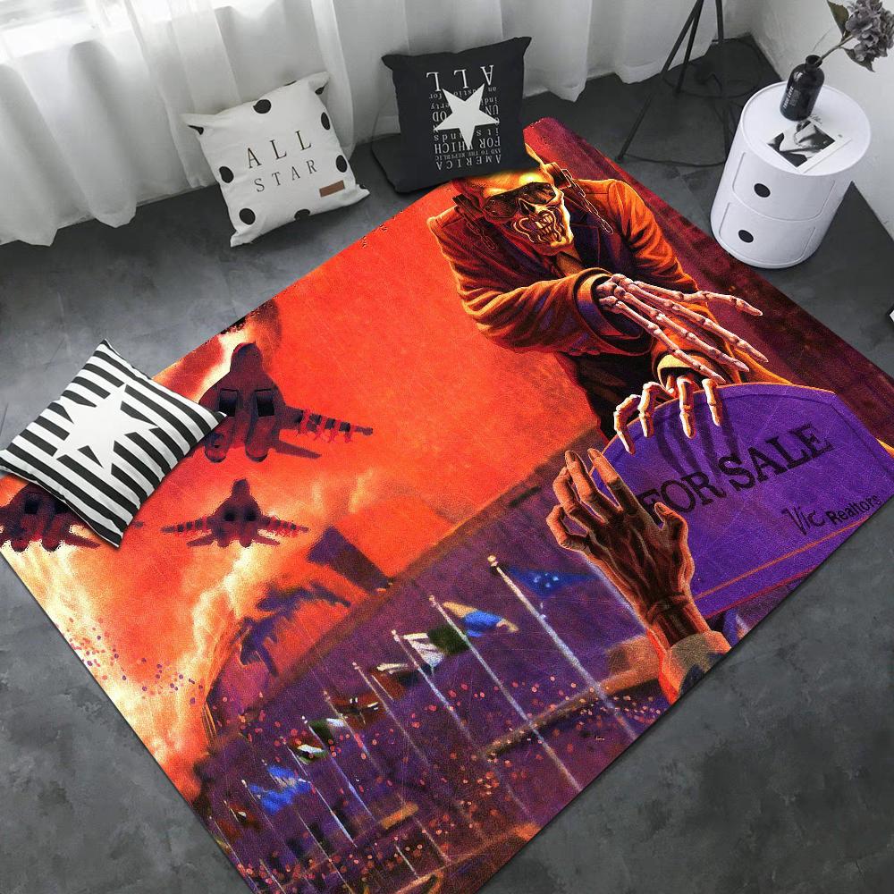 

Heavy Metal Rock Roll Music Megadeths Door Mat Washable Non-Slip Living Room Sofa Chairs Area Mat Kitchen Toilet Rug 40x60cm