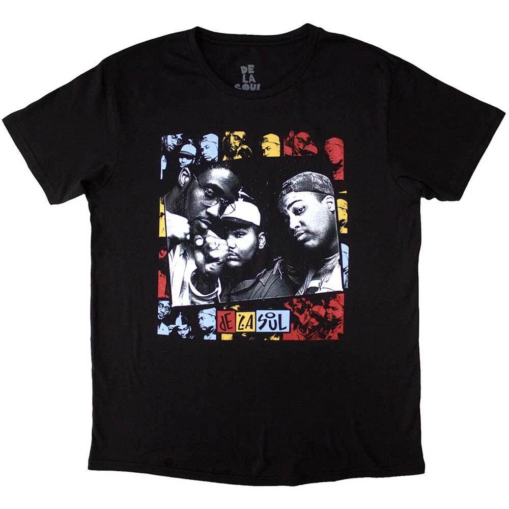 De La Soul Unisex T-Shirt: Collage (Large) 2XL
