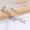 Listed Bow Imitation Pearl Hairpin Female, Broken Hair Edge Clip One Word Hairpin Bangs Side Temperament Hair Accessories