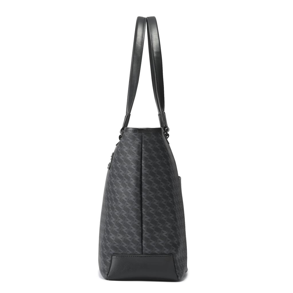 Tote Bag B4 Size Storage inch PC Storage 18L 1260g Black [Zero Halliburton] ZH-Monogram 15.6 No.81524 Men's
