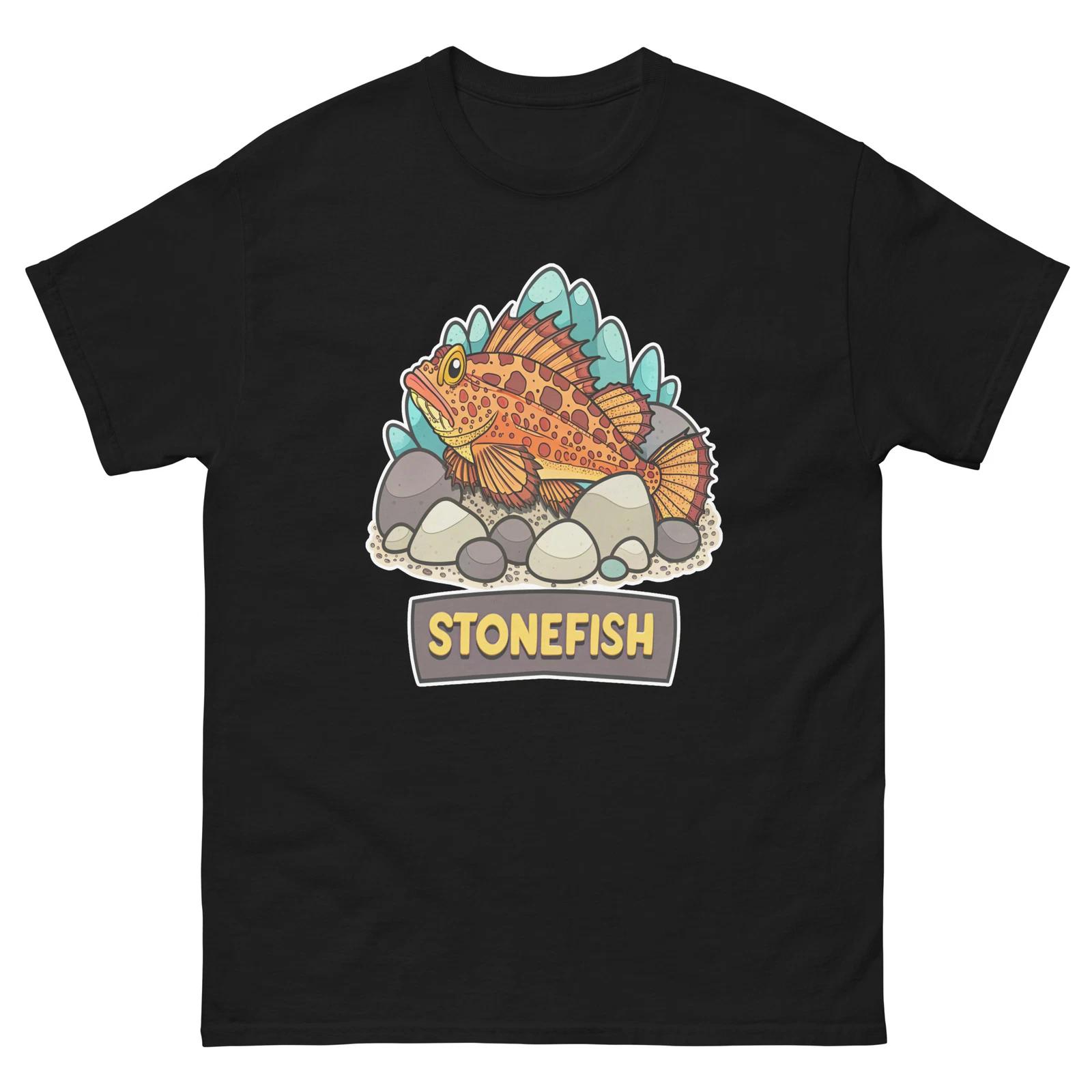 Stonefish Ocean Beach Water Marine T-Shirt 4XL