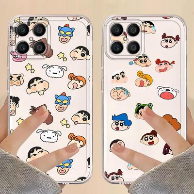 Crayon Shin Chan Pattern Soft Phone Cover Case for Honor X9a X9b X8b X8 X7b 90 Lite X8a