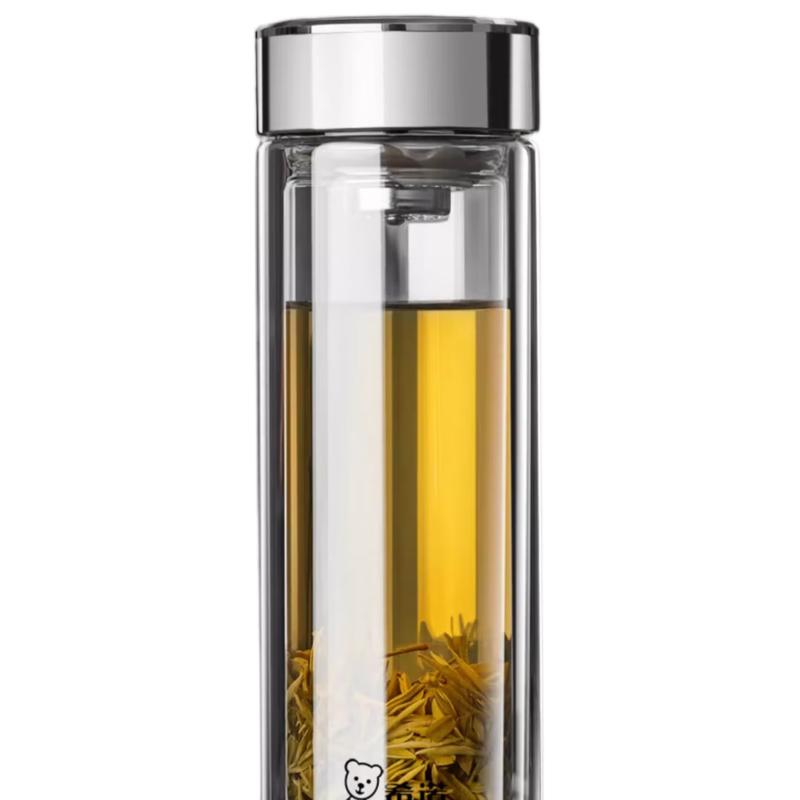 Xinuo Double-Wall Insulated Glass Tea Cup