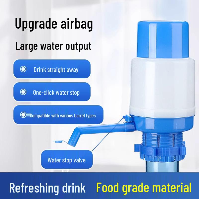 Pure Water Manual Dispenser: Press-Type Mineral Water Pump for Home Use