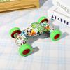 Offroad Childrens Inertia Car Toy With Cartoon Graffiti And Press Design Rebound
