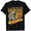 Men'S Chernobyl Graphic T-Shirt Casual Black Tee with Design Perfect for All Seasons Casual Wea