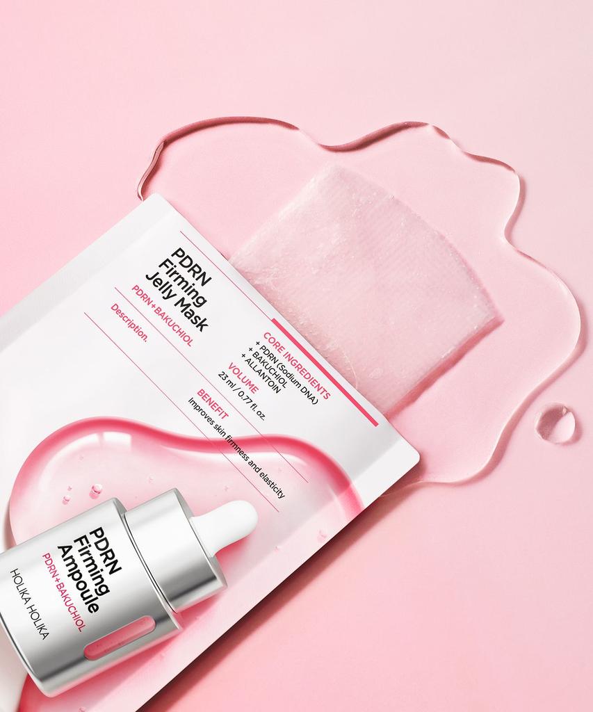 (4 Sheets) PDRN Pore Tightening, Blemish Brightening Jelly Mask