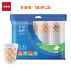 Deli Double Layer 230ml Paper Cup Odorless No Fluorescent Agents Healthy Pack of 20/50 Eco-Friendly Paper Cups