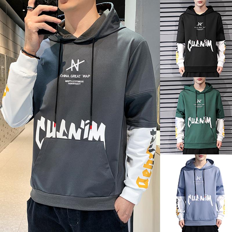 Buy 3 Colors Clothing Casual Men's Hooded Sweater at affordable prices