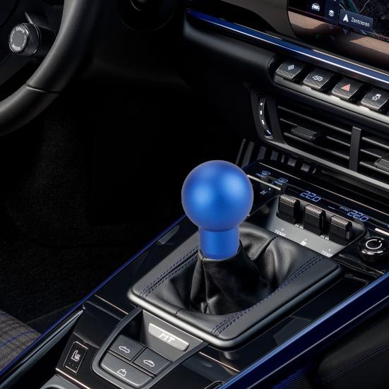 Universal Car Shift Knob, Aluminum Manual Gear Stick, Weighted Round Ball with 3 Adapters for Truck SUV