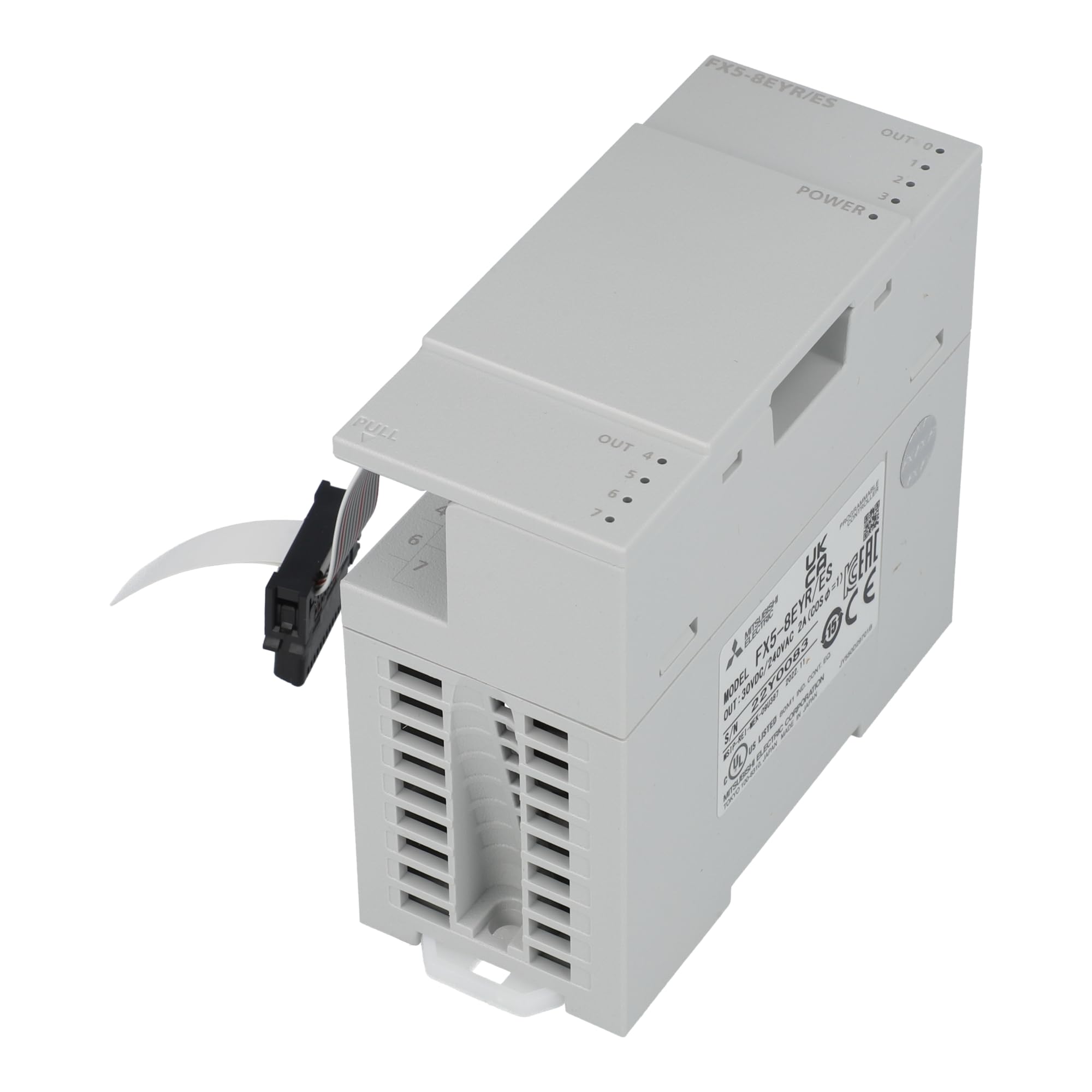 

Mitsubishi Electric Micro Sequencer MELSEC Series Input Unit iQ-F FX5-8EX/ES білий