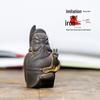 Miniature Guan Yu Desktop Ornament - Cute, High-End Office Decoration