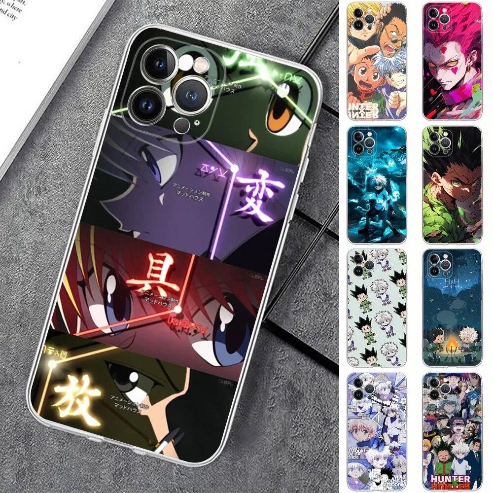 

Чехол для телефона Hunter x Hunter для iPhone 15, 14, 11, 12, 13 Mini Pro XS Max, чехол 6, 7, 8 Plus X XR SE 2020, Funda Shell