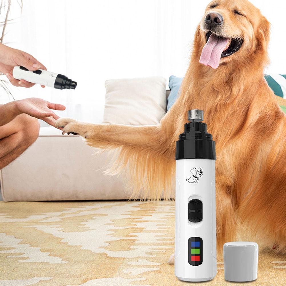 Electric Pet Nail Trimmer Rechargeable Pet Nail Grinder Dog Nail Trimmer Suitable for Small Middle Large Dogs and Cats