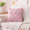 Creamy Style Rabbit Plush Pillow Sofa Living Room Cushion Bedside Bedside Cute Bed Lumbar Pillow Pillow Case Core-free
