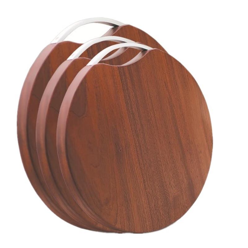 Wutuo Round Ebony Wood Chopping Board
