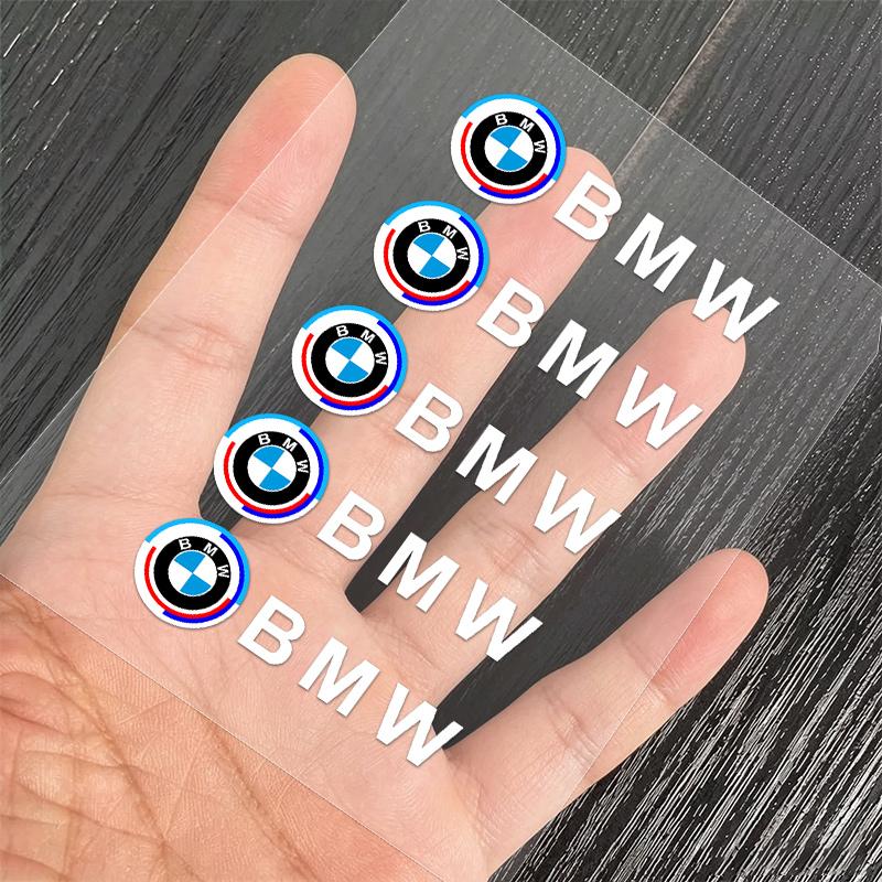 Car Interior Sticker Creative Emblem Badge Sticker Waterproof For BMW M F10 F20 E83 E90 E92 E93 X1 X5 X6 F30 G03 E43 E53 E63 E84 RI3