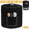 1/3Pcs Kitchen Pressure Pot Dust Cover Washable Air Fryer Cover with Pocket 31x33 Cm Foldable Electric Pressure Cooker Covers