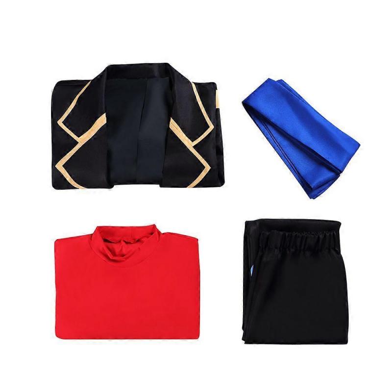 Frisk Cosplay Outfit Costume Set Cosplay Outfit  Undertale Inspired Anime Costume With Blue Scarf & Red Shirt With Detailed Accessories For Events Set