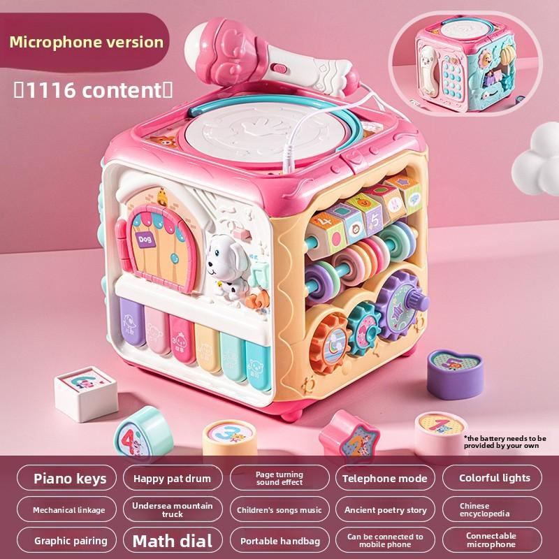 Multifunction Baby Toy With Hammer And Fishing Game For Kids Interactive Play