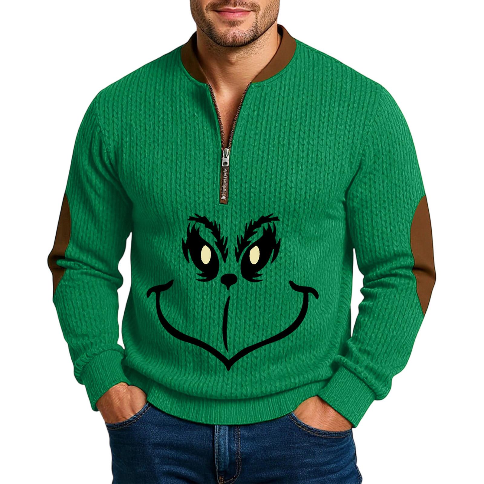 Men S Outdoor Zipper Long Sleeved Sportswear Casual Sweatshirt XL