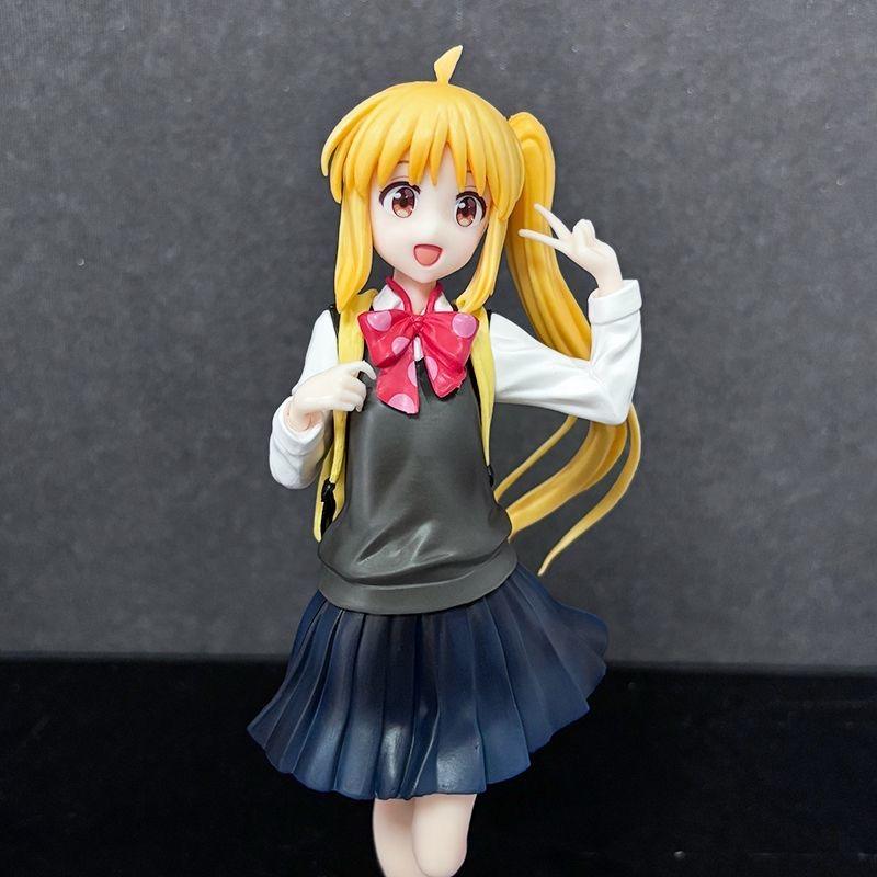 Standing school uniform girl Rock 21cm PVC Model Collector Doll Birthday Gift Computer Ornament Boy's Gift box packaging
