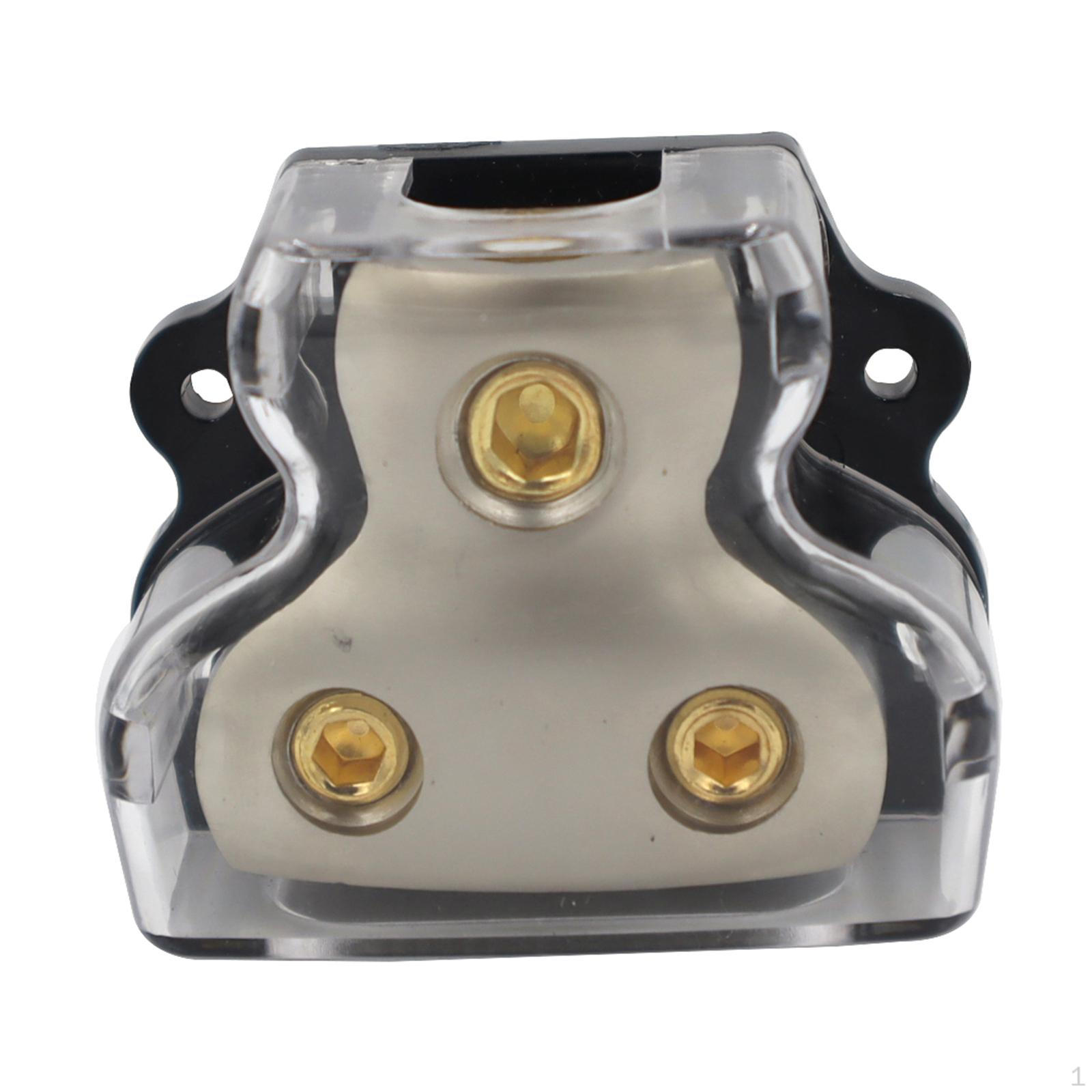 

Power Distribution Block, 1/0 Gauge in 2 x Out Fits for Car Audio Splitter