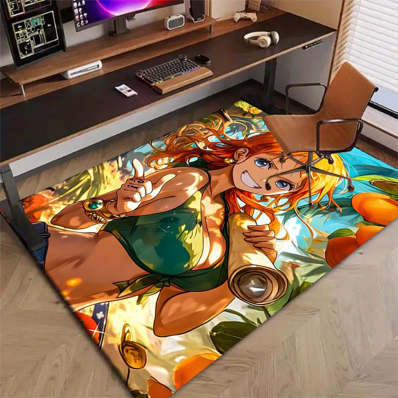 N-Nami2Printed Area Rug Carpet for Bedroom Living Room Home Decor Rugs Mat Non Slip Mat Rug for Bedside