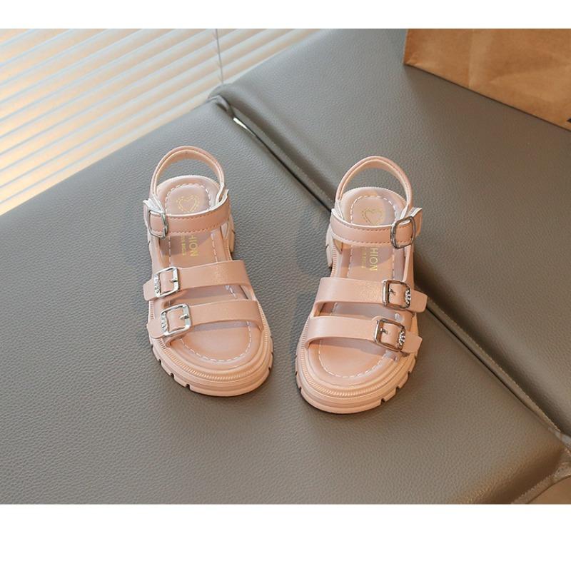 Summer Girls Roman Princess Sandals Fashion Beach Shoes for Little and Big Kids