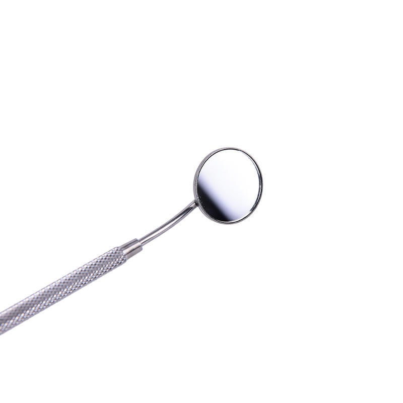 Dental Mirror Dentist Stainless Steel Handle Tool For Teeth Cleaning Inspection