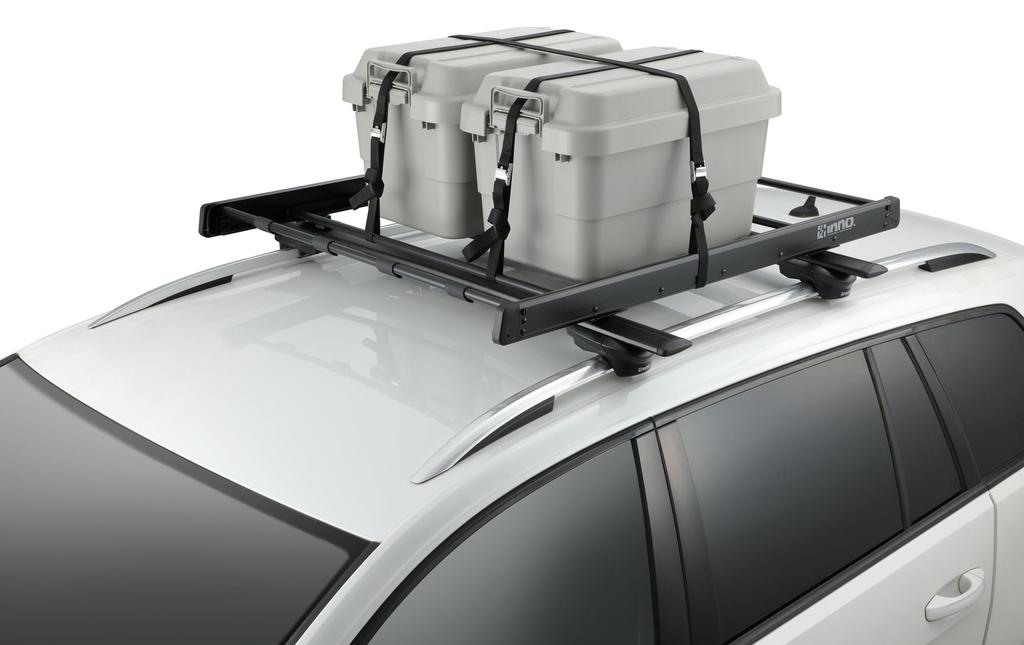 Carmate INNO Light Rack 95 Car Roof 95cm x Fits Compact Cars like the and Square Aero Base Reduces Wind Matte INT511BK Rack, Lightweight, 119cm,