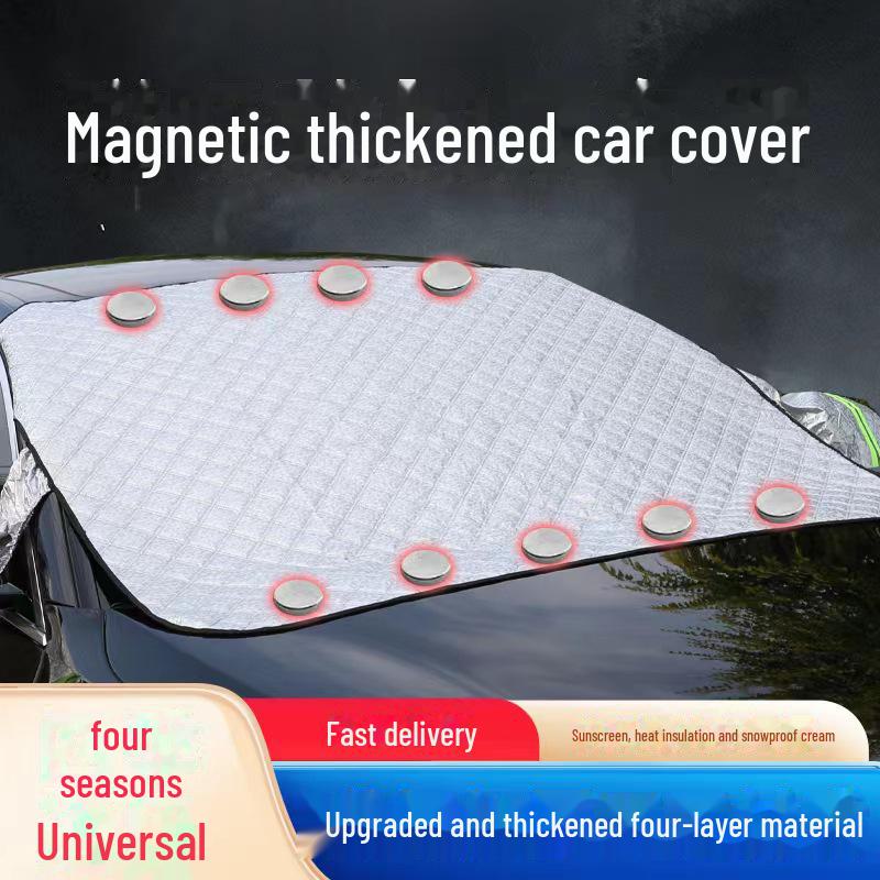 Four Seasons Universal Car Sunshade- Anti-Snow & Anti-Frost Cover
