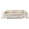 Houndstooth Sofa Cover Cloth Summer Ice Silk Summer Mat Sofa Towel Simple Modern Cool Feeling Leather Sofa Cover Full Cover Blanket 