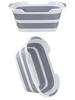 Foldable Pet Cleaning & Laundry Basin - Drainable, Multi-purpose, Storage Basket