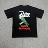 Amerikanische grenzüberschreitende trendige Marke PATTA Designgefühl Buchstabendruck Kurzarm-T-Shirt Herren- und Damen-Trendmarke Vielseitiges lockeres Oberteil