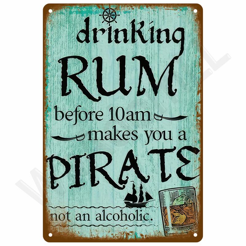 Retro Metal Sign Wall Art Mural Aesthetic Room Home Decor Items Poster Vintage Metal Plate Garage Decoration Tin Sign Plates Bar