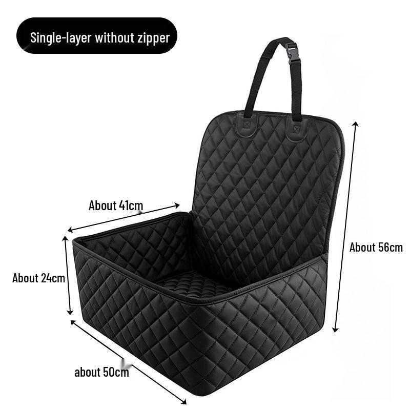 Waterproof & Dirt-Proof Rear Car Seat Cushion for Small/Medium Dogs - Travel Essential Mat