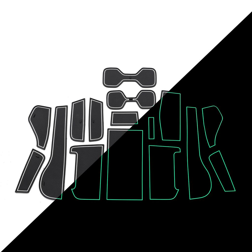 Anti-Slip Rubber Gate Slot Mat for Lexus NX 300 350h 450h 2021-2022 Accessories Cup Holders Non-slip mats