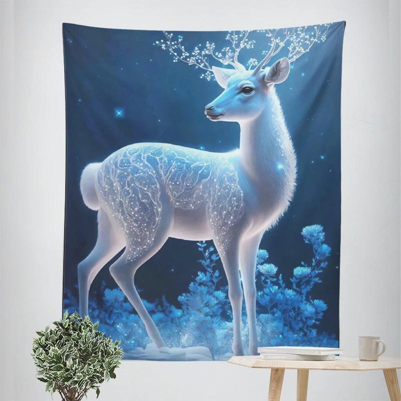 Beautiful Fawn Decorative Tapestry Home Wall Decor Office Living Room Tapestry