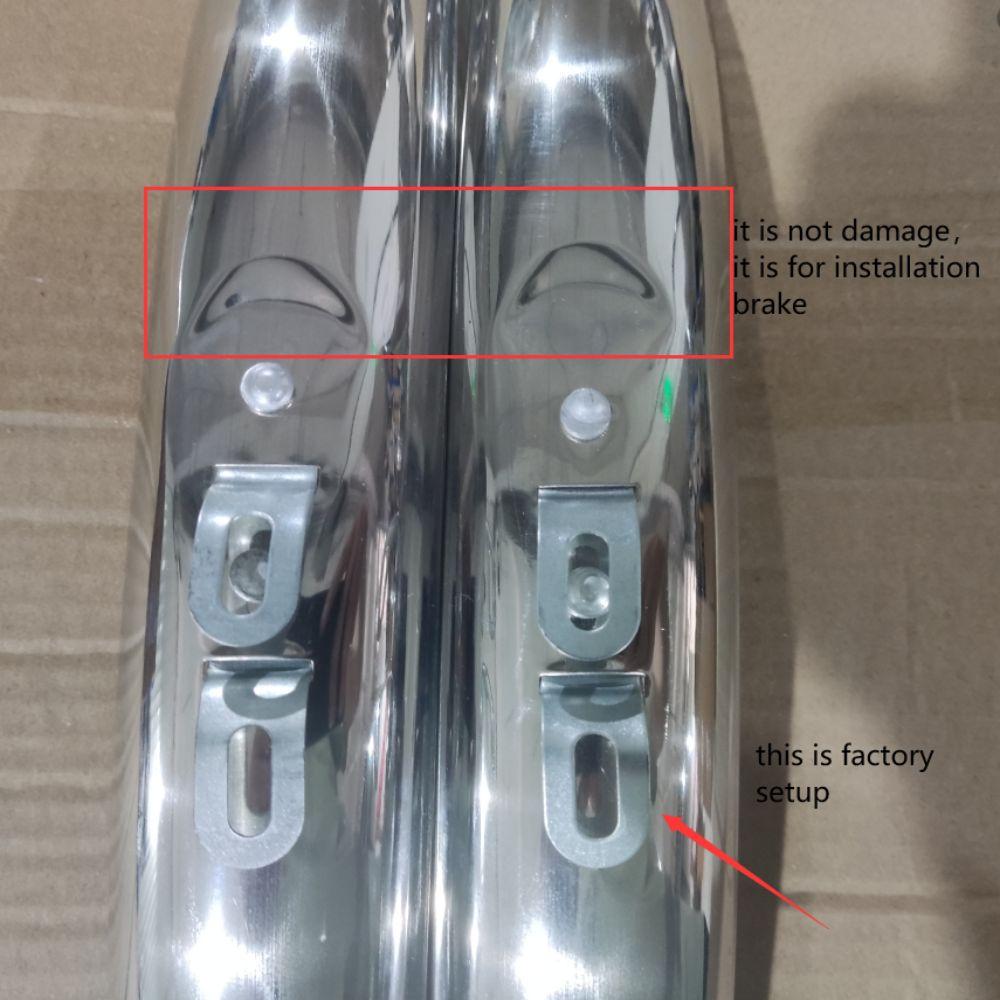 Dustproof Bike Front Rear Fenders Stainless Steel Road Bicycle Fender  Mountain Road Bike