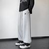 Men's Loose Embroidered Wide-Leg Sweatpants