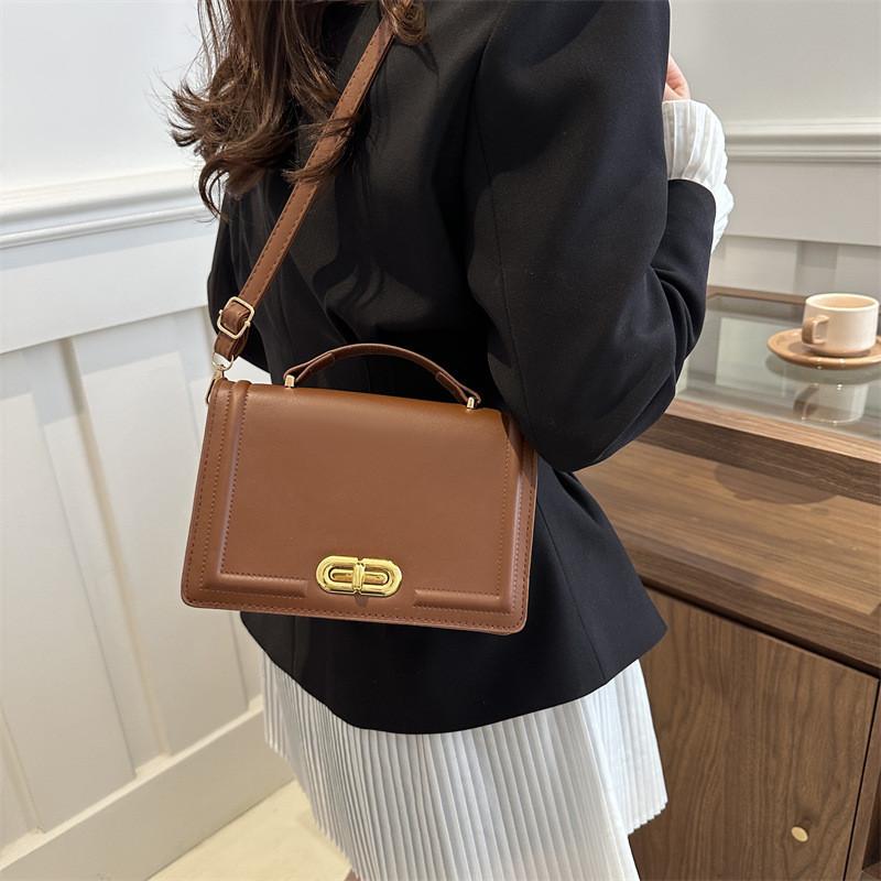 Chic 2023 Fashion Handbag For Women Stylish Summer Pu Leather Shoulder Bag Trendy Black Purse