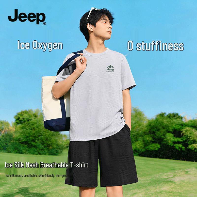 JEEP Men s Outdoor Quick-Dry Sun Protection T-Shirt M
