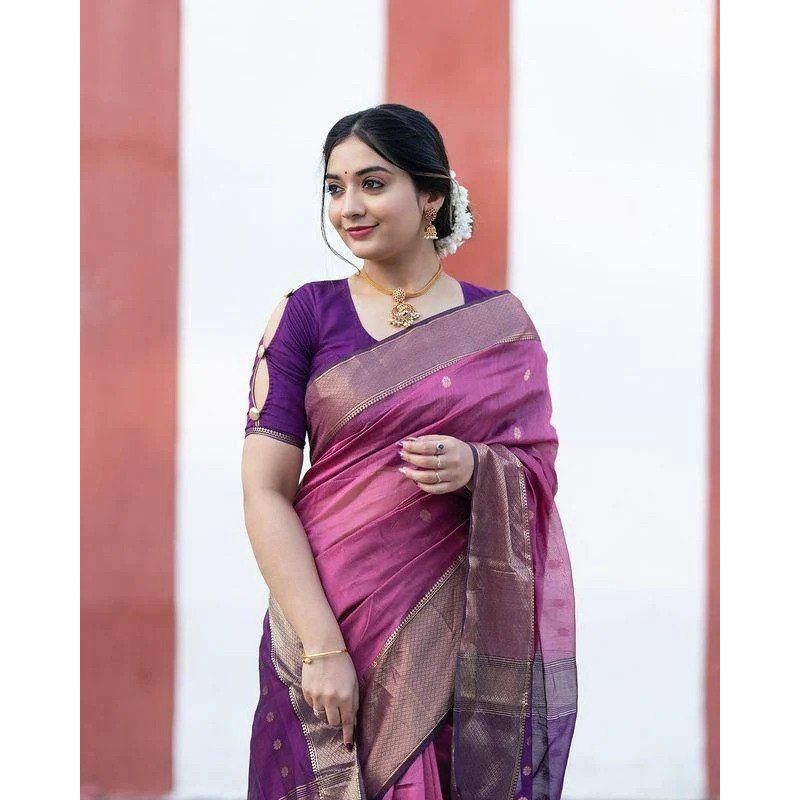 New Launch – Elegant Soft Silk Saree | Royal Jacquard Collection