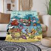 Tom & Jerry Schatztauchgang PosterDecke Flanell Überwurfdecke für Sofa, Bett, Reisen, Camping, Büro