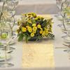 Gold Glitter table flag Wedding table flag tablecloth Birthday party table decoration mesh hot foil table flag