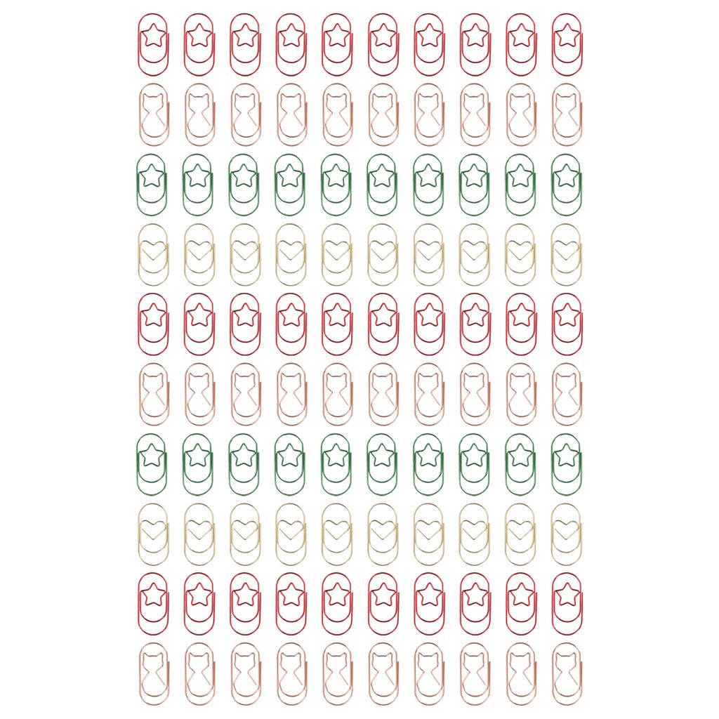 100pcs Large Paper Clips 2in Colorful Slip Resistance Rust Prevention Metallic Cute Paper Clips for 