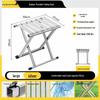 Series Clear Portable Folding Camping Chair with Backrest