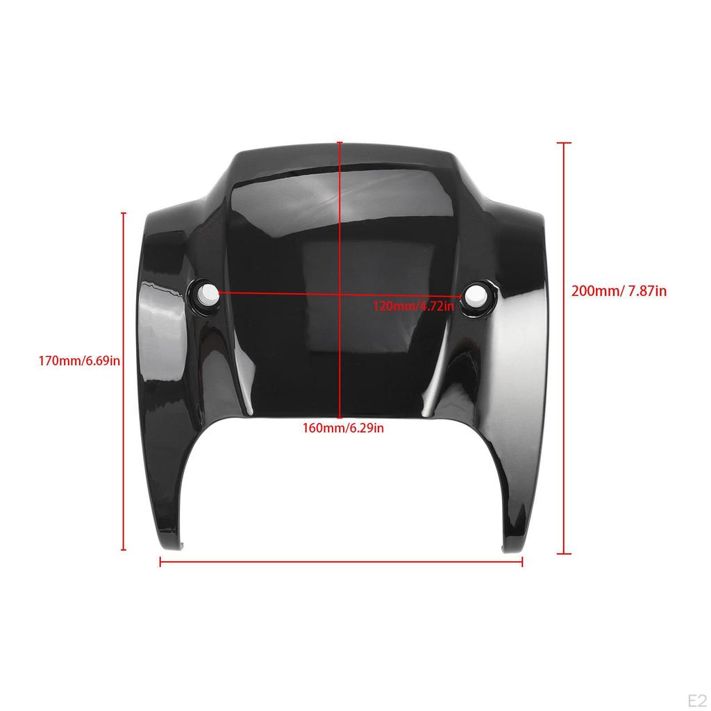 Front Headlight Fairing Cover for Motorcycles, Easy Setup
